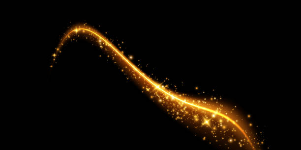 istock The dusThe dust sparks and golden stars shine with special light. Vector sparkles on a transparent bat sparks and golden stars shine with special light. Vector sparkles on a transparent background. Christmas light effect. Sparkling magical dust particles. 1714844526