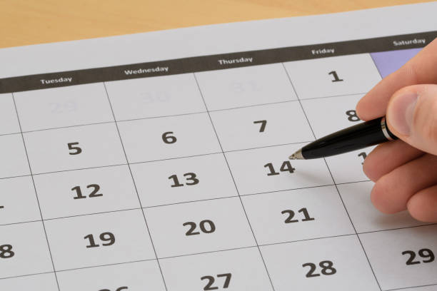 istock A sheet of paper from a desk calendar to write down your plans 1714906885