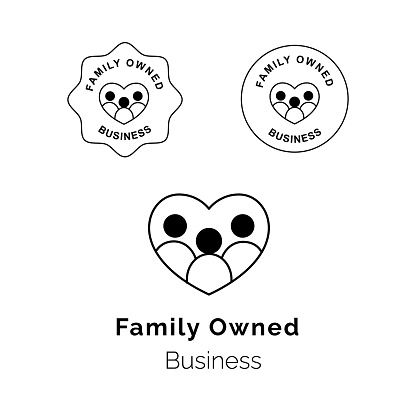 Honor the tradition of family-owned businesses with this emblematic icon. It signifies a legacy of dedication and personal touch. Perfect for showcasing your family's entrepreneurial journey or supporting local enterprises.