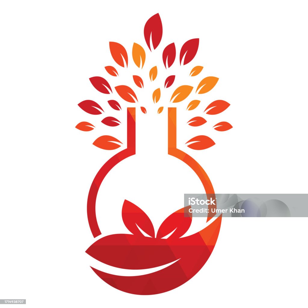 Tree Lab Logo Design Lab Tree Logo Green Lab Vector Logo Design Stock Illustration ...