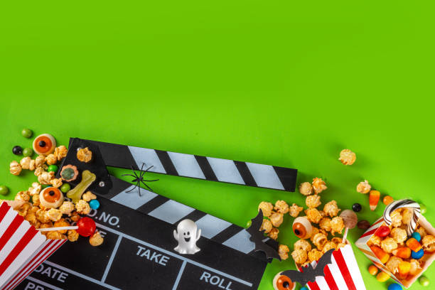 istock Halloween cinema party background 1714942127