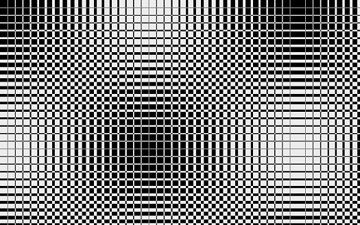 Op Art  Abstract Background - Checkered Line Art