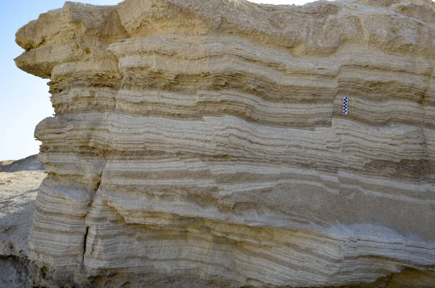 istock Ancient lake sediments with earthquake deformation 1714948691