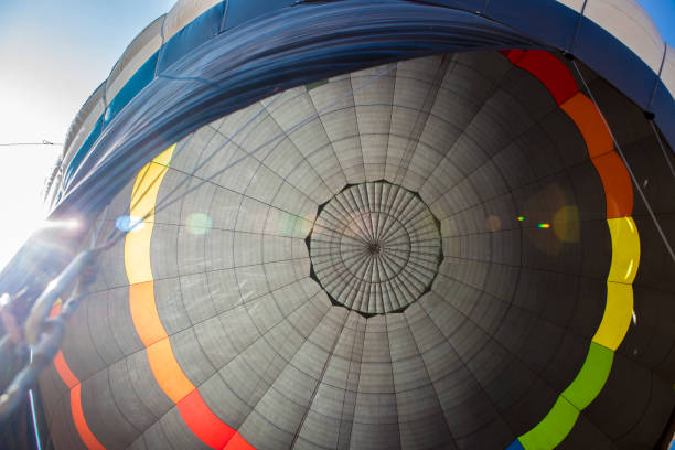 istock Hot air inflated balloon dome 1714973009