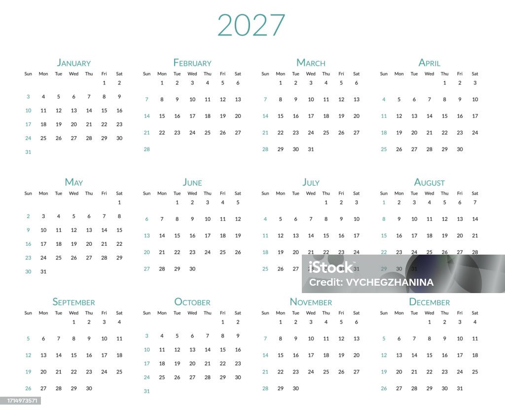 How Many Months Until May 2027 2027 Year Desk Calendar Stock Illustration - Download Image Now - 2027