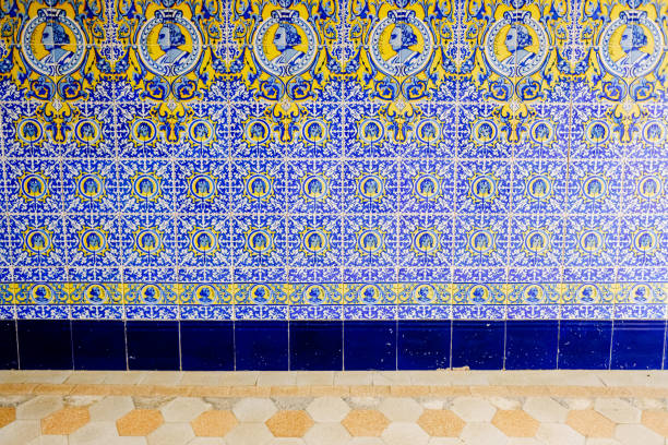 istock Traditional decorative wall tiles of beautiful design. 1714975180