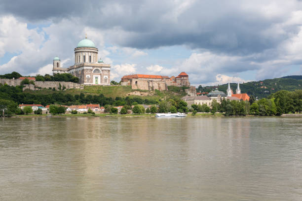 istock Cathedral in Esztergom town on Duna river 1714994824