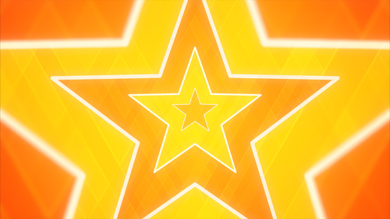 This abstract star shape cartoon background. With its playful design and vibrant colors, it's sure to capture the attention of your viewers and put a smile on their faces.