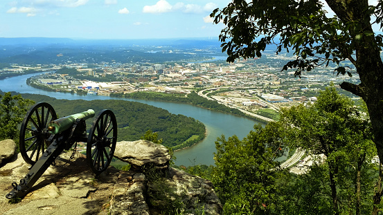 Chattanooga Tennessee Lookout Mountain Point Park Ropers Rock