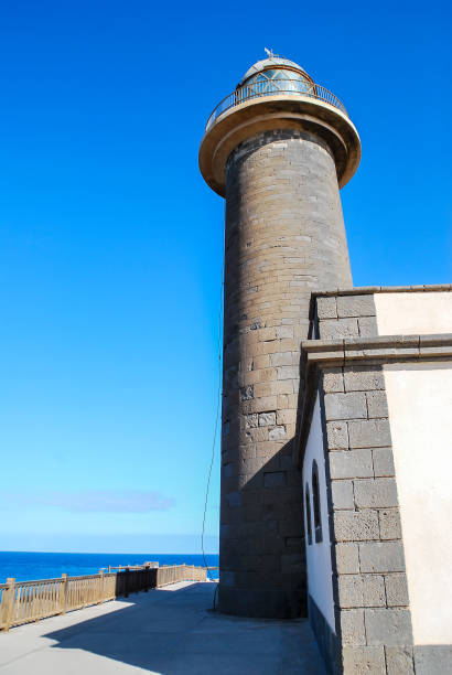 istock lighthouse on island, digital photo picture as a background 1715101781