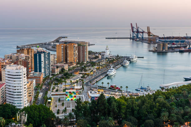 istock Port and harbor in Malaga, Andalusia, Spain 1715127416