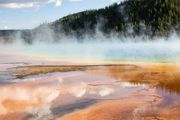 istock Geyser grounds in Yellowstone National Park 1715166301
