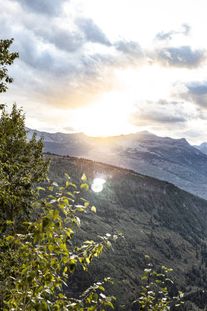 Mountains in Glacier National Park Mountains in Glacier National Park whitesides stock pictures, royalty-free photos & images