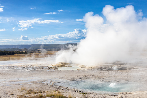 Geyser Ground in Yellowstone National Park