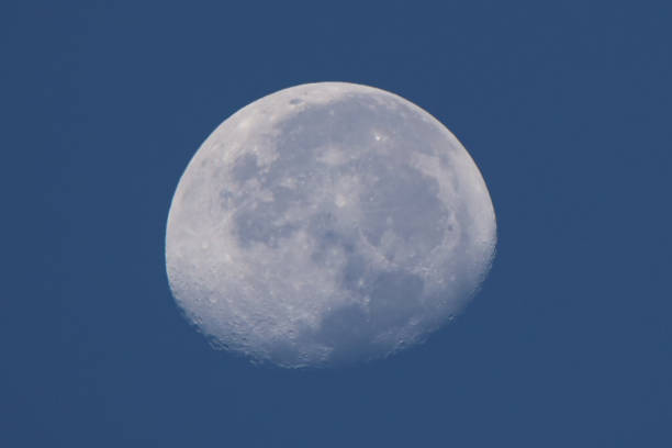 istock Image of the moon in the morning sky 1715171972