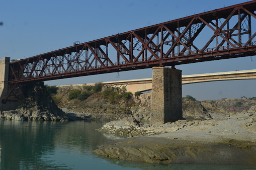 Khushal Garh Old Bridge Sindh river Kohat Pakistan