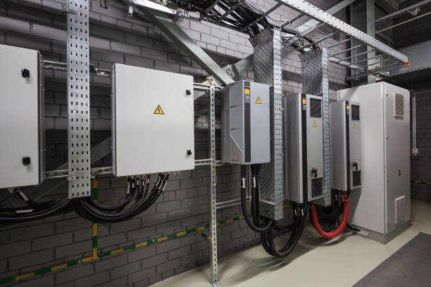 istock Boiler house electric motors frequency converters 1715187571