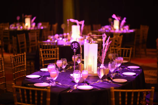 istock Close up of a dinner table decoration 1715188725
