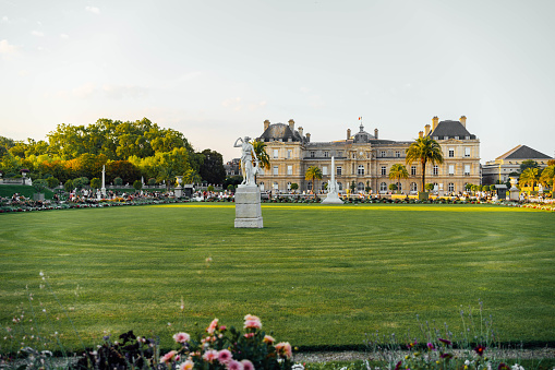 France, Paris - September 09, 2023: Luxembourg Gardens