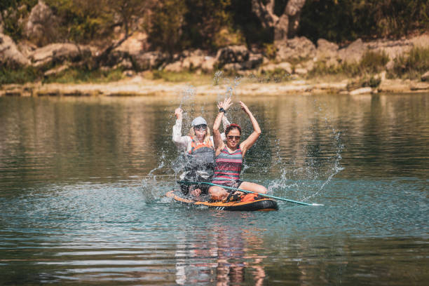istock Stand up paddling with my best friend 1715222178