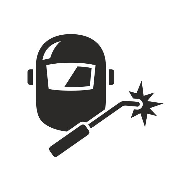 ilustrações de stock, clip art, desenhos animados e ícones de welding icon. - soldar