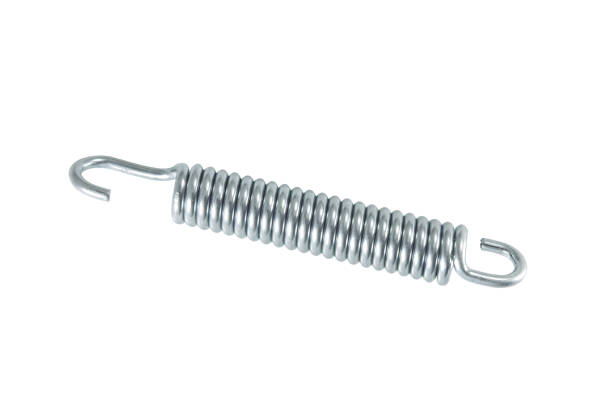 istock Steel spring isolated on white background. 1715273007