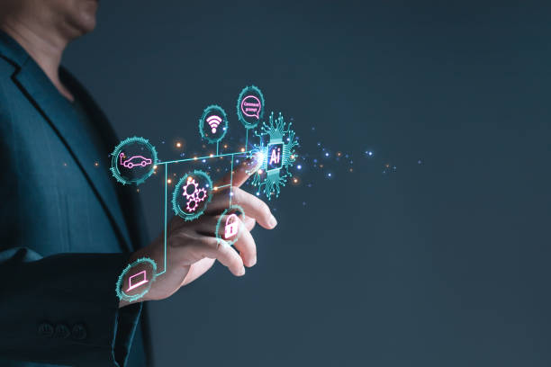istock a person touch Ai chip.new technology big data and business process strategy, customer service management.Digital transformation change management,internet of things.cloud computing.Ai technology. 1715311997
