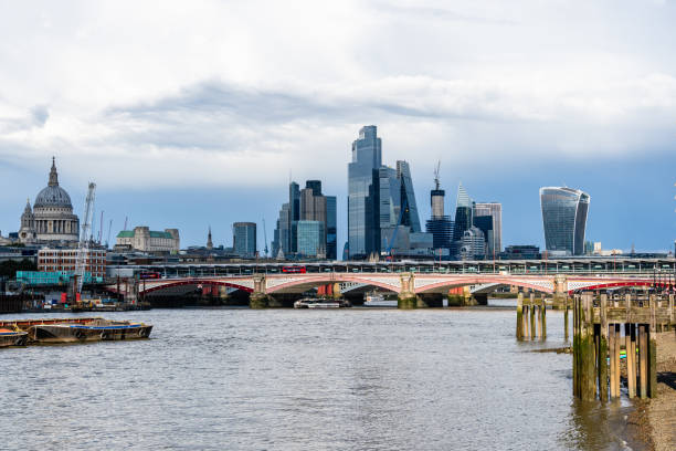 istock Panoramic View of London Skyline from River Thames 1715317892