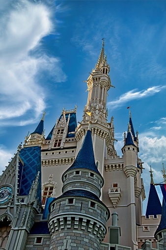 Image are intended for editorial use - Cinderella's Castle Disney World