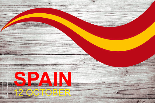 October 12th in Spain. Day of Spanish unity. On this day the independence of the Spanish nation is celebrated.
