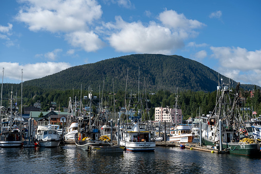 Travel destinations and cities of Alaksa. Ketchikan, USA