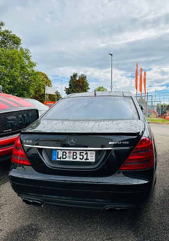 Ilsfeld, Germany - September 21st - 2023: AMG Mercedes Benz S 65 parked on a street.