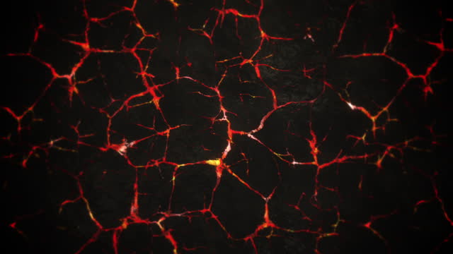 Red hot lava pattern