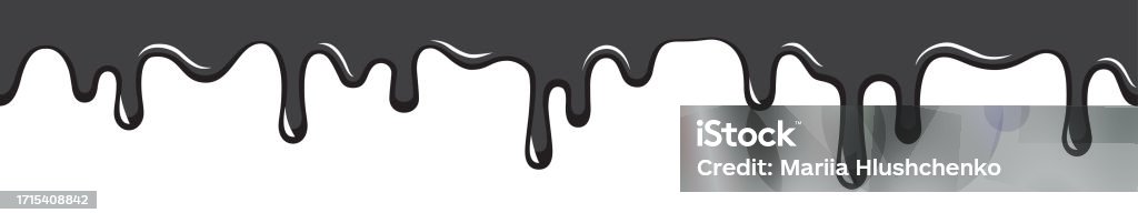 Cream Dripping Pattern Dripping Liquid Seamless Pattern Stock Illustration - Download Image ...