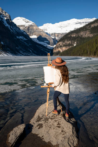 istock Artist painting in nature 1715445542