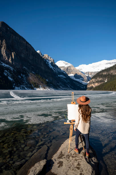 istock Artist painting in nature 1715452100