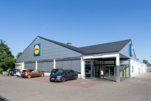 Cologne, Germany - May 4, 2018: Lidl branch
