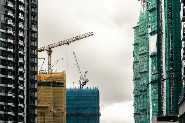 Building Under Construction in Hong Kong