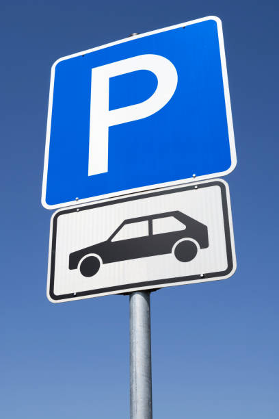 istock German road sign: parking place for cars only 1715497757