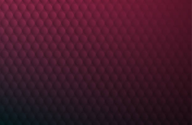 stockillustraties, clipart, cartoons en iconen met dark red golf ball pattern background - bordeauxrood