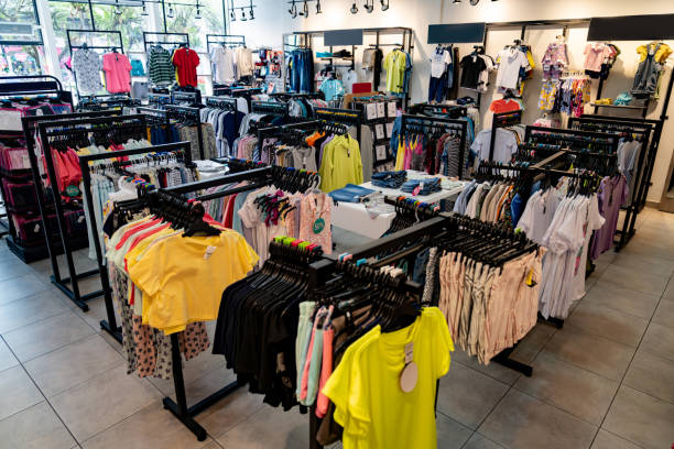 istock Interior of a clothing store 1715503697