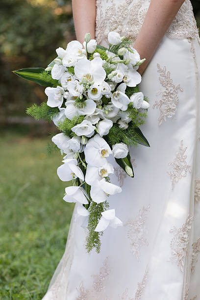 Hanging bridal bouquet