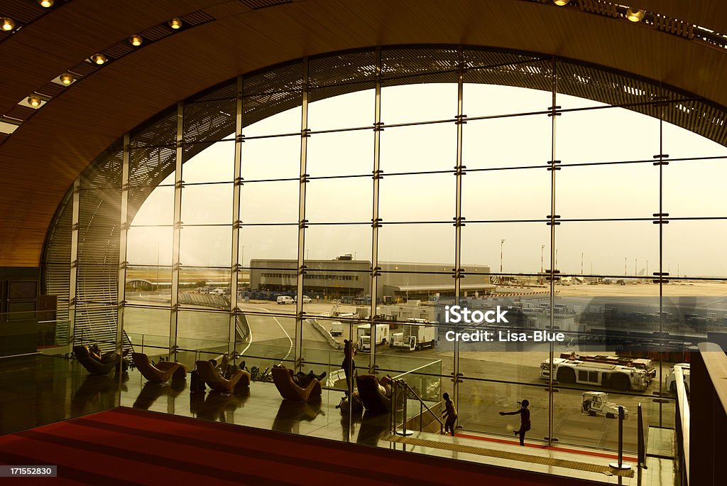 Lounge do aeroporto de Paris-França - Foto de stock de Aeroporto royalty-free