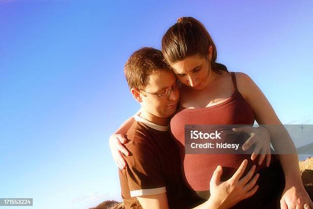 Proud Parents To Be Stock Photo - Download Image Now - Abdomen, Adult, Adults Only