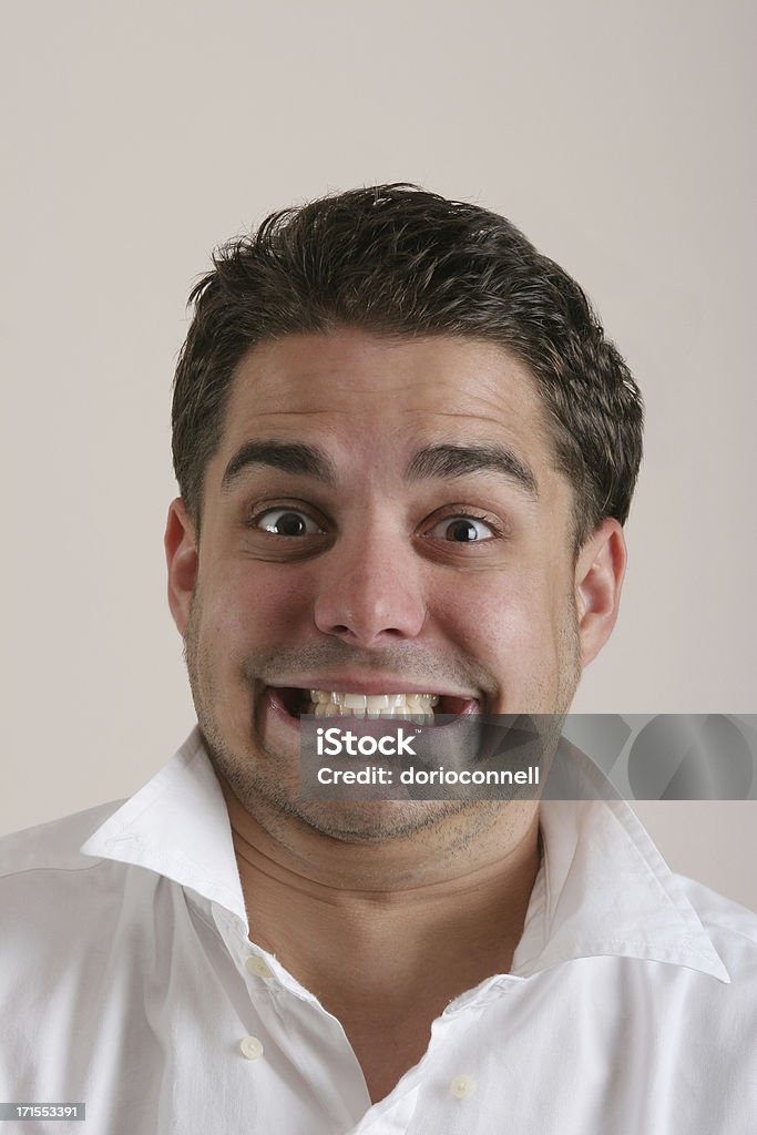 Falso sorriso homem de vendas - Foto de stock de Adolescente royalty-free