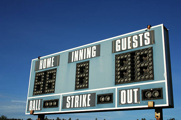 50+ Vintage Baseball Scoreboard Stock Photos, Pictures & Royalty-Free