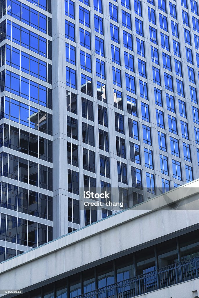 Edifício de vidro azul - Foto de stock de Centro da cidade royalty-free