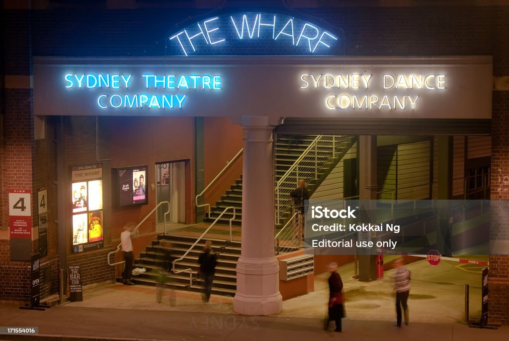 Walsh Bay-Sydney Theater Company - Lizenzfrei Anlegestelle Stock-Foto