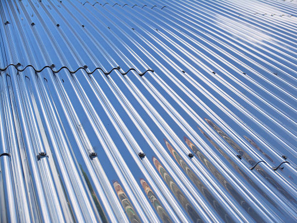 istock Corrugated Stainless Steel Background 171554176