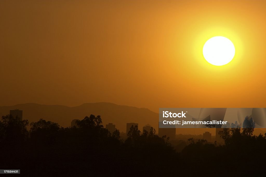 Słońce nad Phoenix - Zbiór zdjęć royalty-free (Cień)